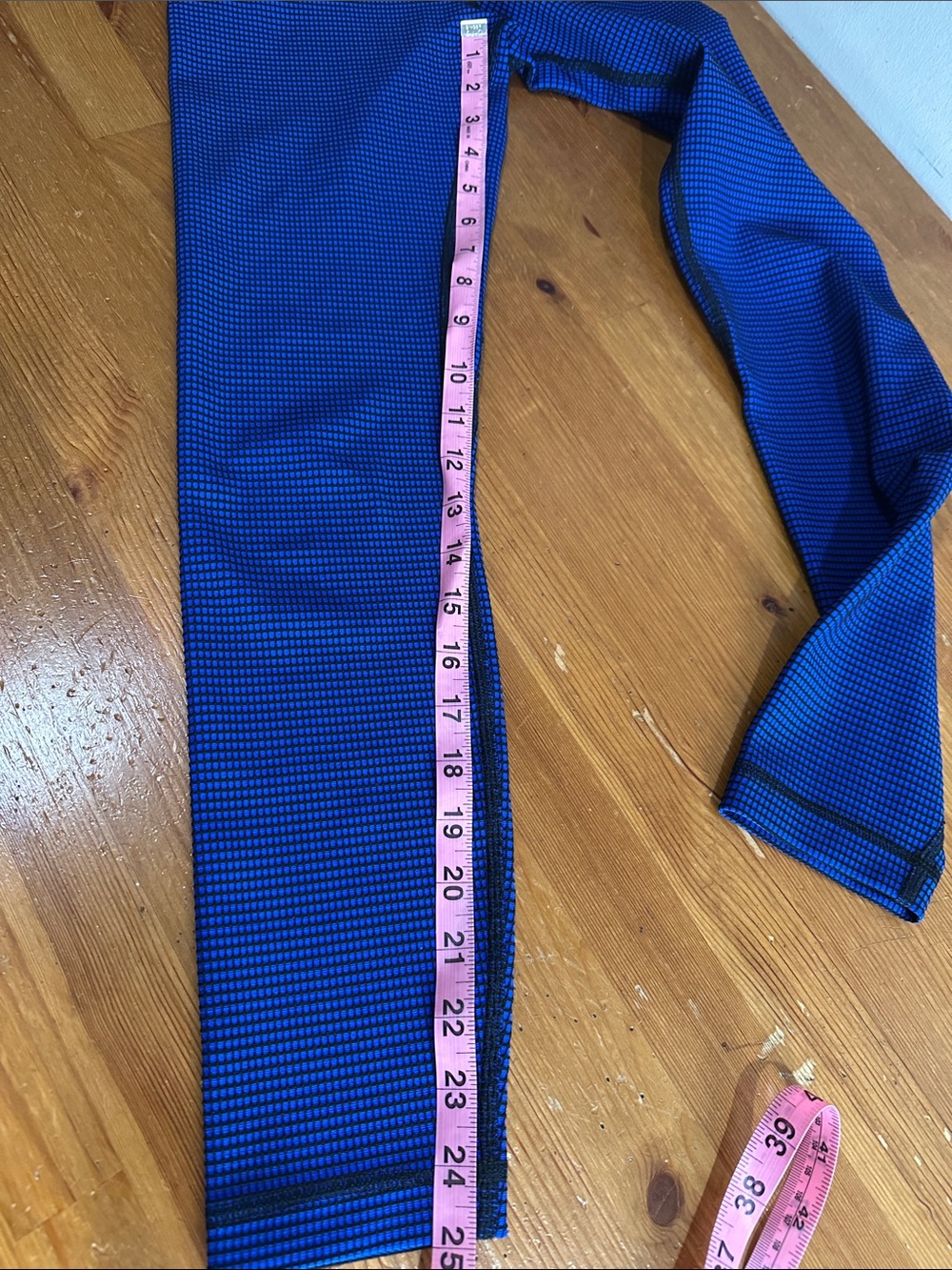 Stone Fox Active Blue Athletic Leggings - Logo Interior Tag - Picture 7 of 9